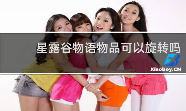 星露谷物语物品可以旋转吗