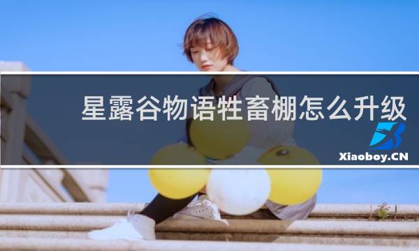 星露谷物语牲畜棚怎么升级