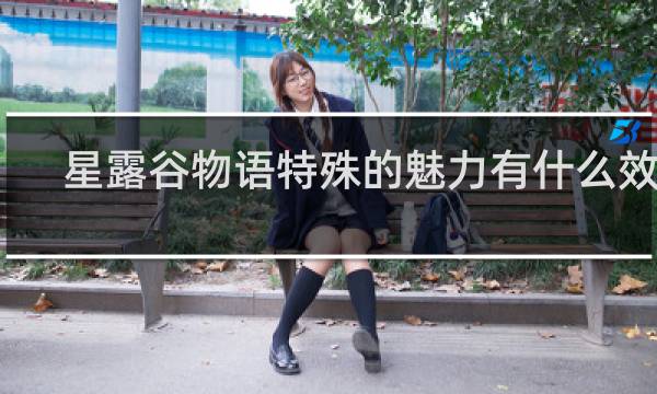 星露谷物语特殊的魅力有什么效果