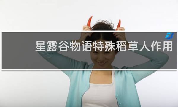 星露谷物语特殊稻草人作用