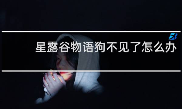 星露谷物语狗不见了怎么办