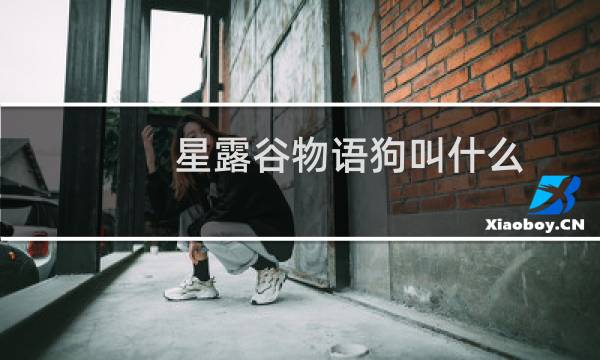星露谷物语狗叫什么