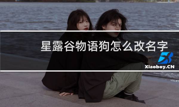 星露谷物语狗怎么改名字