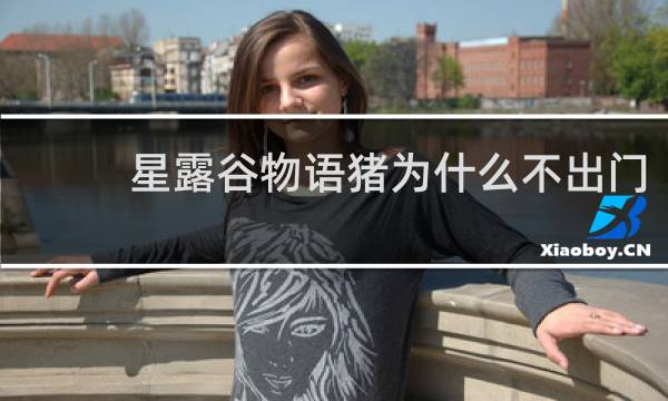 星露谷物语猪为什么不出门