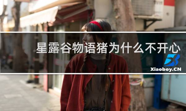 星露谷物语猪为什么不开心