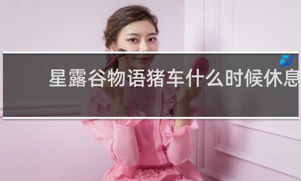 星露谷物语猪车什么时候休息