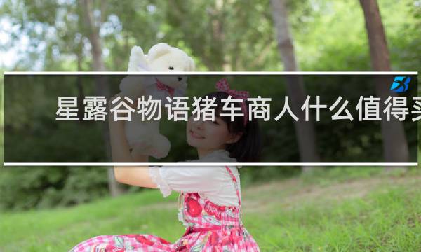 星露谷物语猪车商人什么值得买
