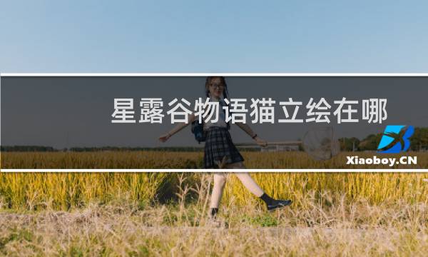 星露谷物语猫立绘在哪