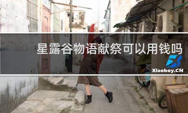 星露谷物语献祭可以用钱吗