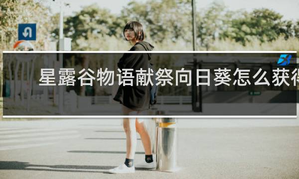 星露谷物语献祭向日葵怎么获得