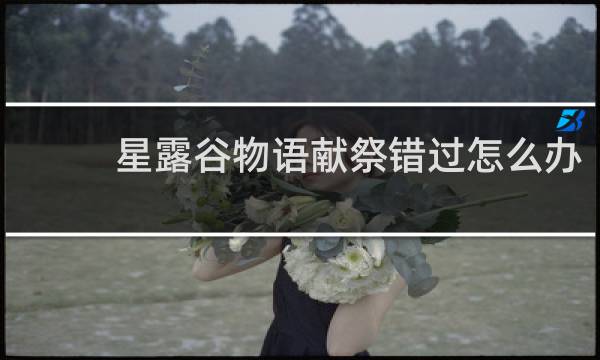 星露谷物语献祭错过怎么办