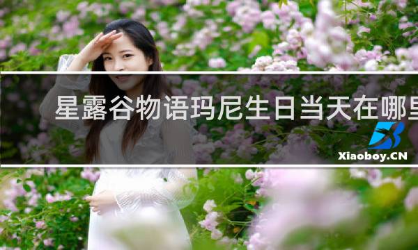 星露谷物语玛尼生日当天在哪里