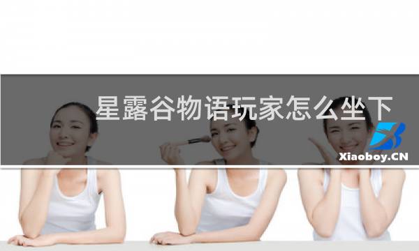 星露谷物语玩家怎么坐下