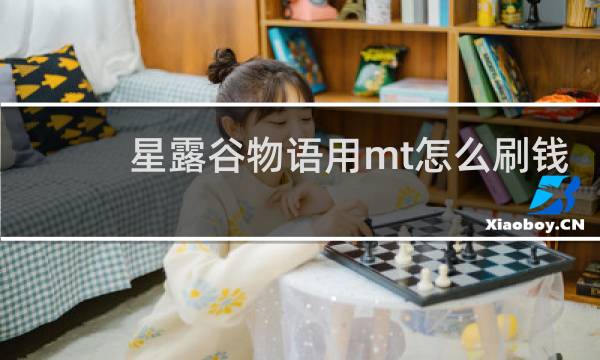 星露谷物语用mt怎么刷钱