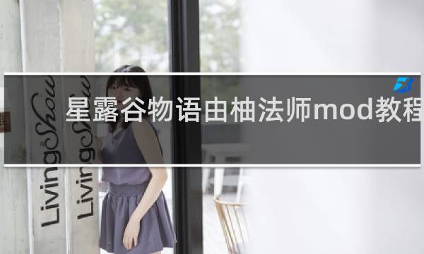 星露谷物语由柚法师mod教程