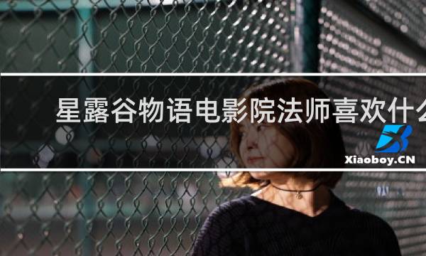 星露谷物语电影院法师喜欢什么