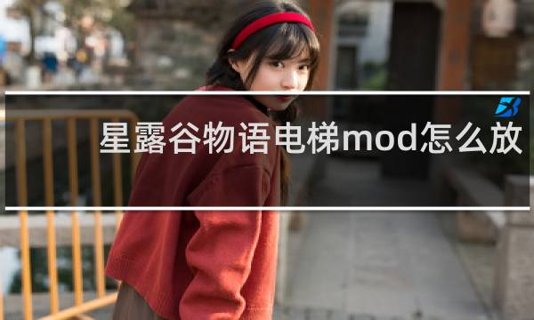 星露谷物语电梯mod怎么放