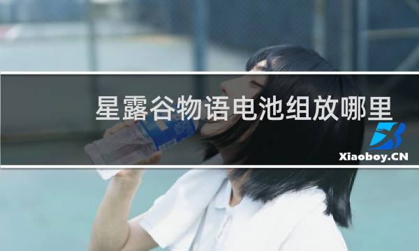 星露谷物语电池组放哪里