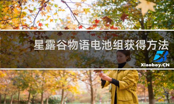 星露谷物语电池组获得方法