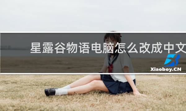 星露谷物语电脑怎么改成中文