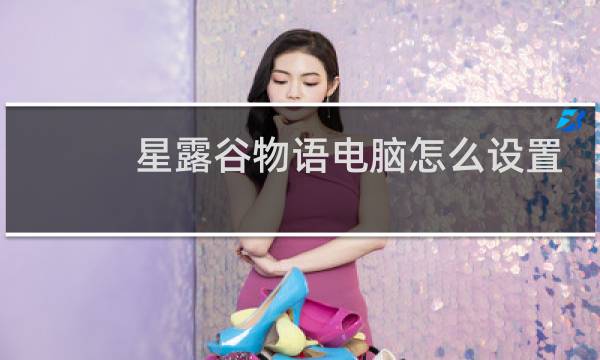 星露谷物语电脑怎么设置