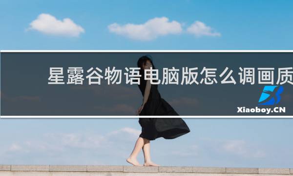 星露谷物语电脑版怎么调画质