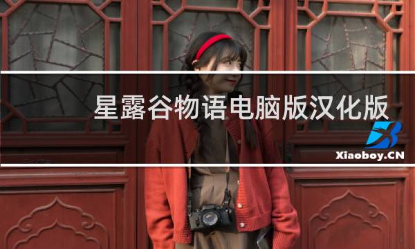 星露谷物语电脑版汉化版