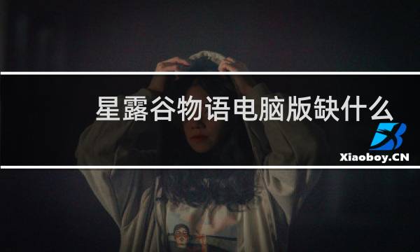 星露谷物语电脑版缺什么