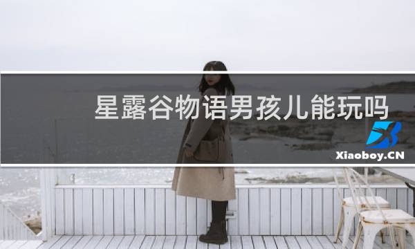 星露谷物语男孩儿能玩吗