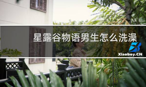 星露谷物语男生怎么洗澡