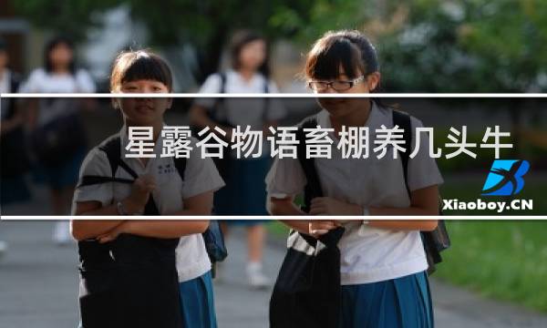 星露谷物语畜棚养几头牛