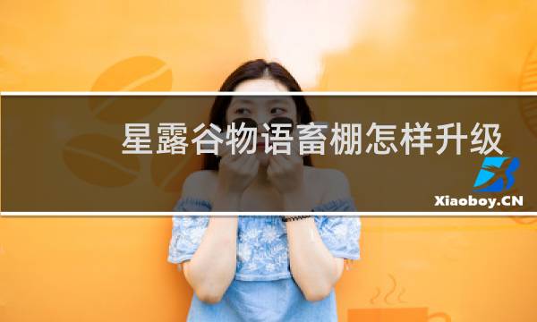 星露谷物语畜棚怎样升级