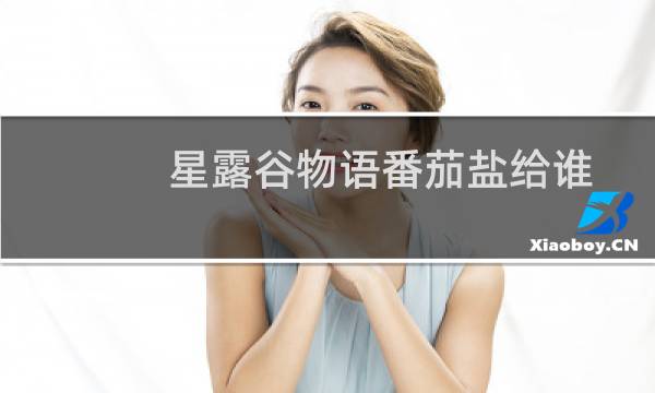 星露谷物语番茄盐给谁