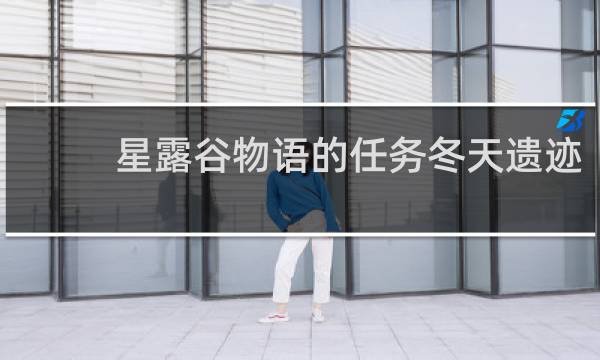 星露谷物语的任务冬天遗迹