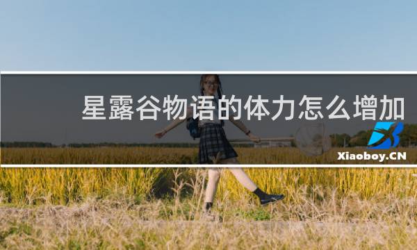 星露谷物语的体力怎么增加