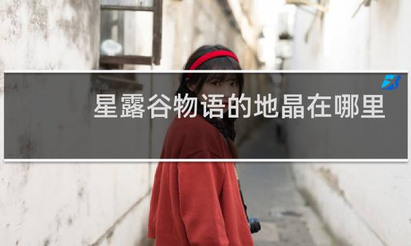 星露谷物语的地晶在哪里