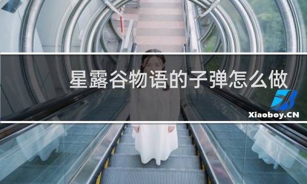 星露谷物语的子弹怎么做