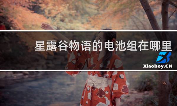 星露谷物语的电池组在哪里