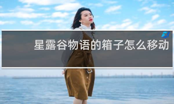 星露谷物语的箱子怎么移动