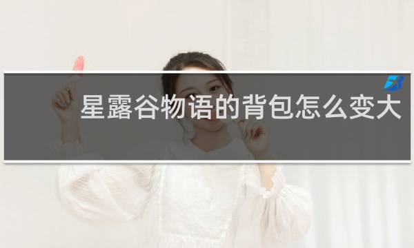 星露谷物语的背包怎么变大
