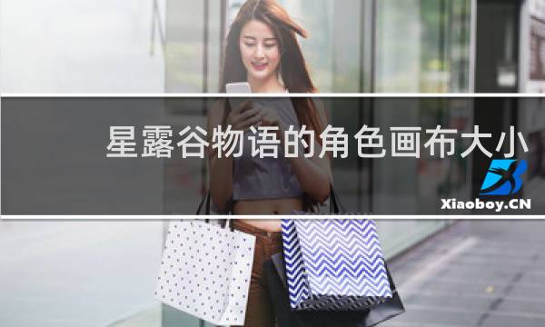 星露谷物语的角色画布大小