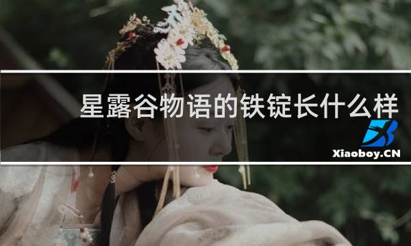 星露谷物语的铁锭长什么样