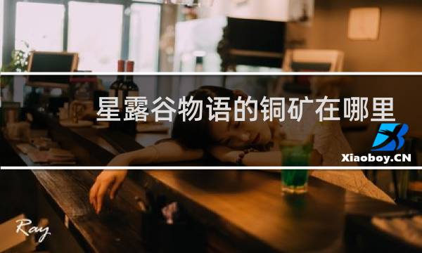 星露谷物语的铜矿在哪里