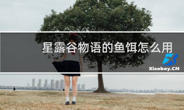 星露谷物语的鱼饵怎么用