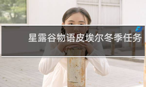 星露谷物语皮埃尔冬季任务