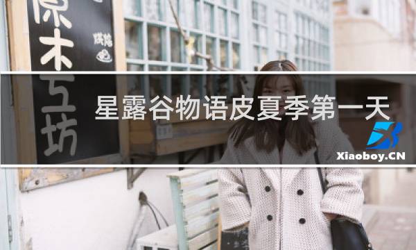 星露谷物语皮夏季第一天
