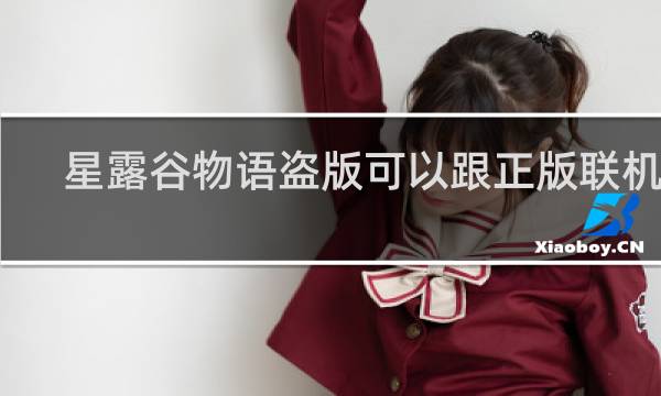 星露谷物语盗版可以跟正版联机吗