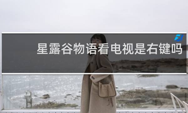 星露谷物语看电视是右键吗