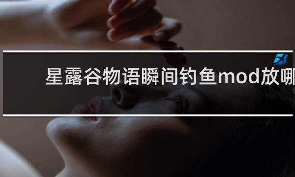 星露谷物语瞬间钓鱼mod放哪
