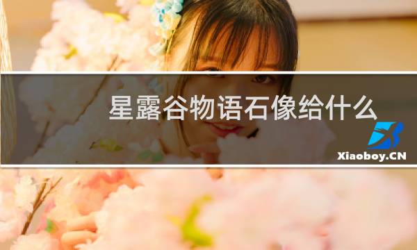 星露谷物语石像给什么